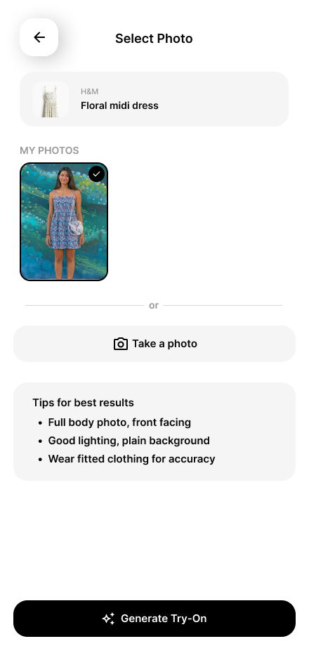 Select your photo